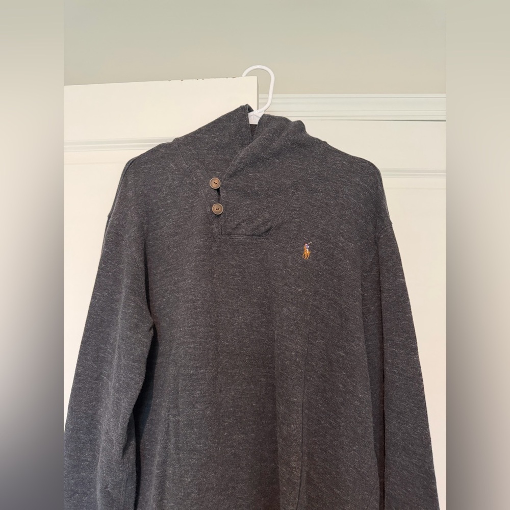 Polo by Ralph Lauren Men's Luxury Jersey Shawl-Collar Pullover